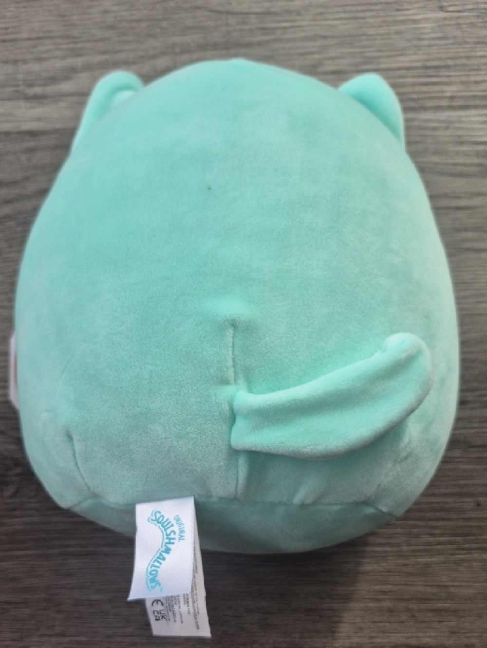 NWT Squishmallows Jules Cat Plush - Aqua with Cream Belly You're PURRFECT - Picture 5 of 5
